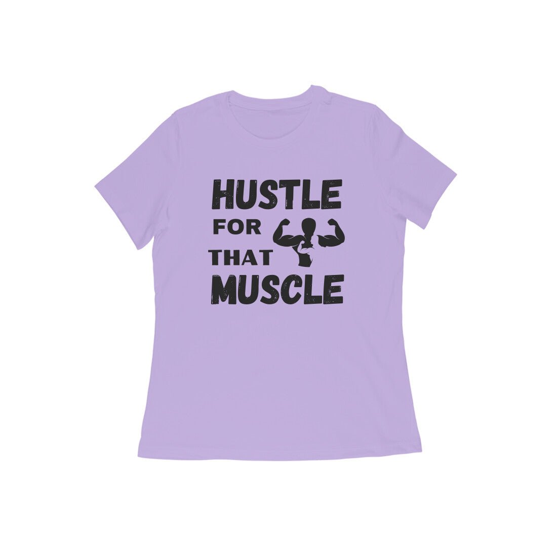 Women gym motivational text Printed Crew Neck T-Shirt - Image 6