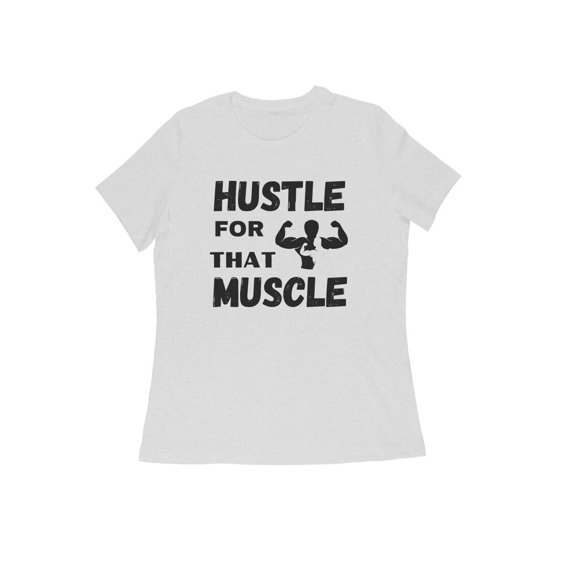 Women gym motivational text Printed Crew Neck T-Shirt - Image 14