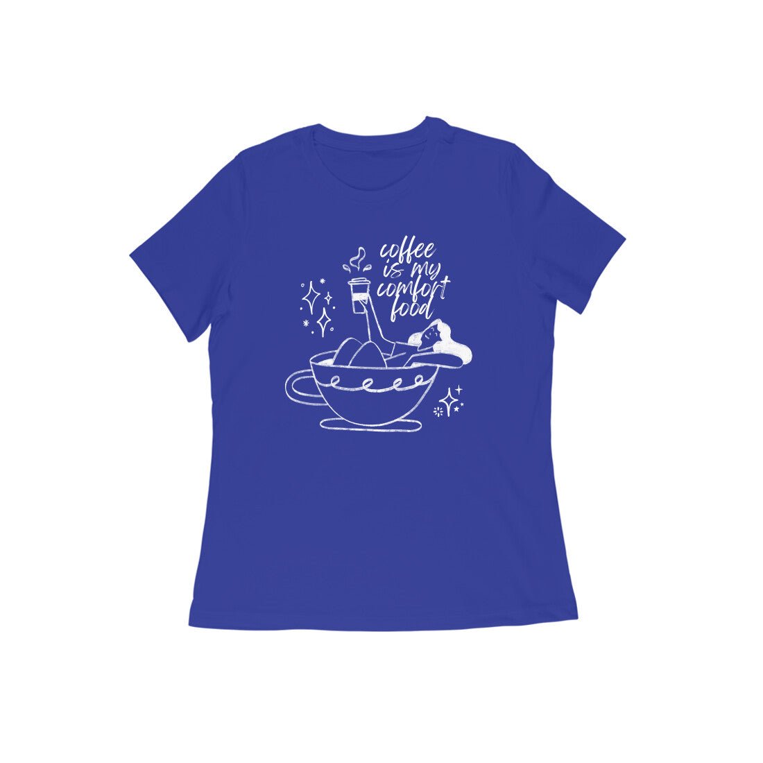 Women coffee lover graphic printed round neck T-Shirt - Image 24