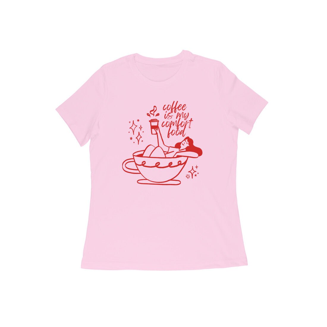 Women coffee lover graphic printed round neck T-Shirt - Image 22