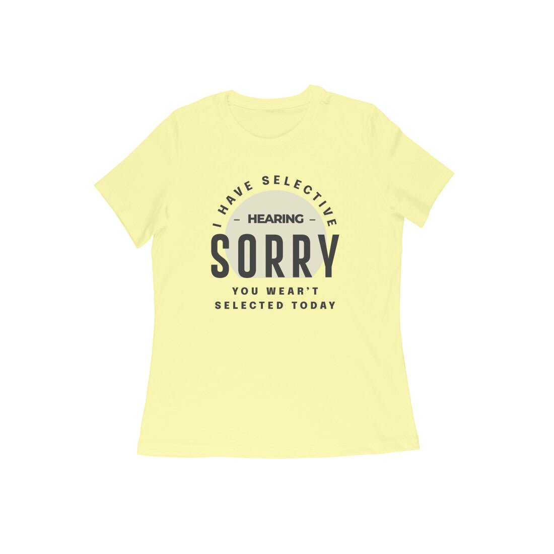 Humor text printed round neck half sleeve t shirt for Women - Image 11