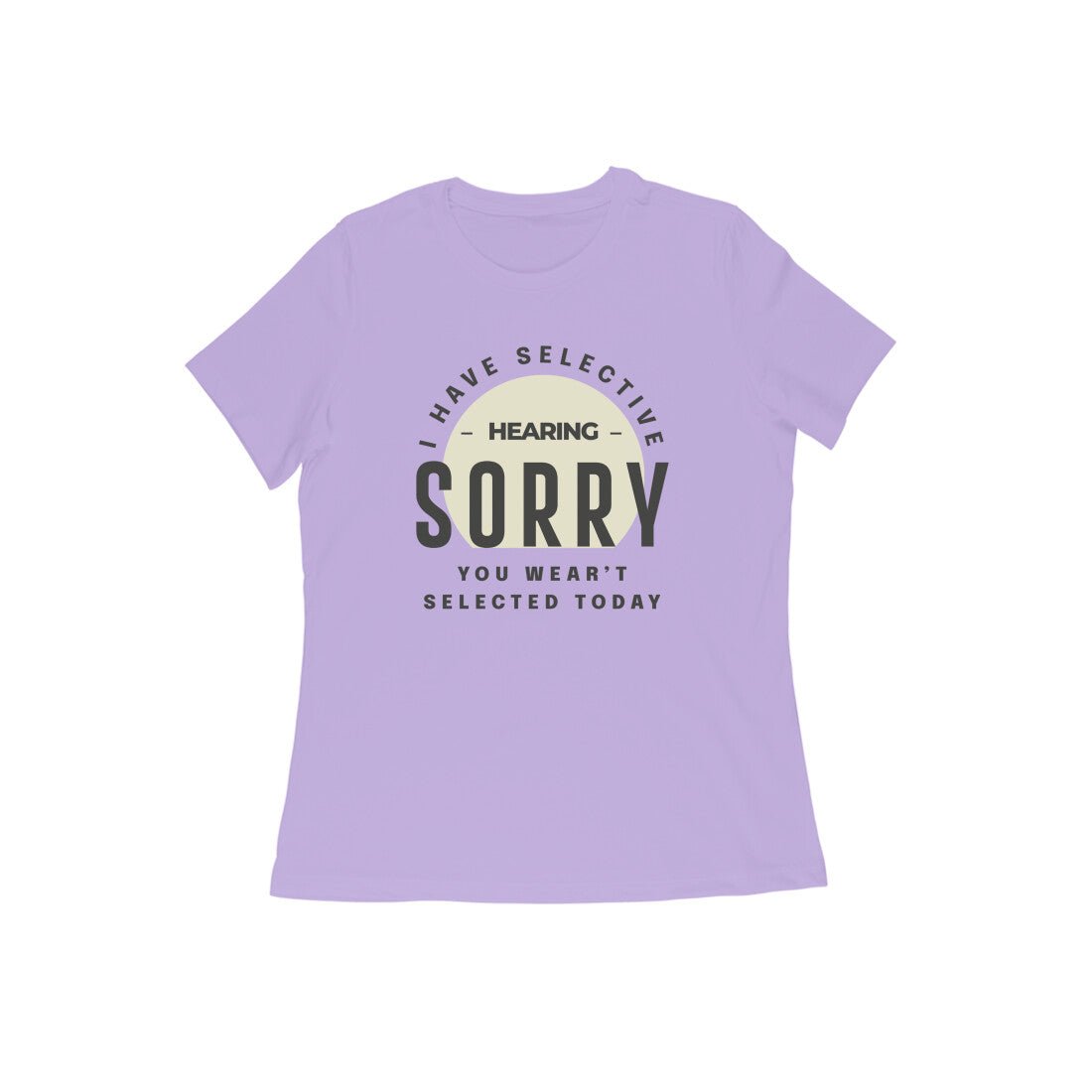 Humor text printed round neck half sleeve t shirt for Women - Image 13